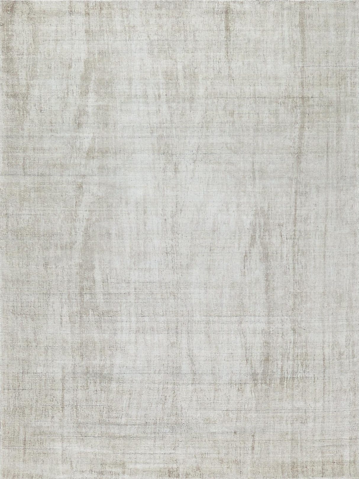Exquisite Cloud Hand-loomed Wool/Bamboo Silk Ivory/Beige Area Rug 10.0'X14.0' Rug
