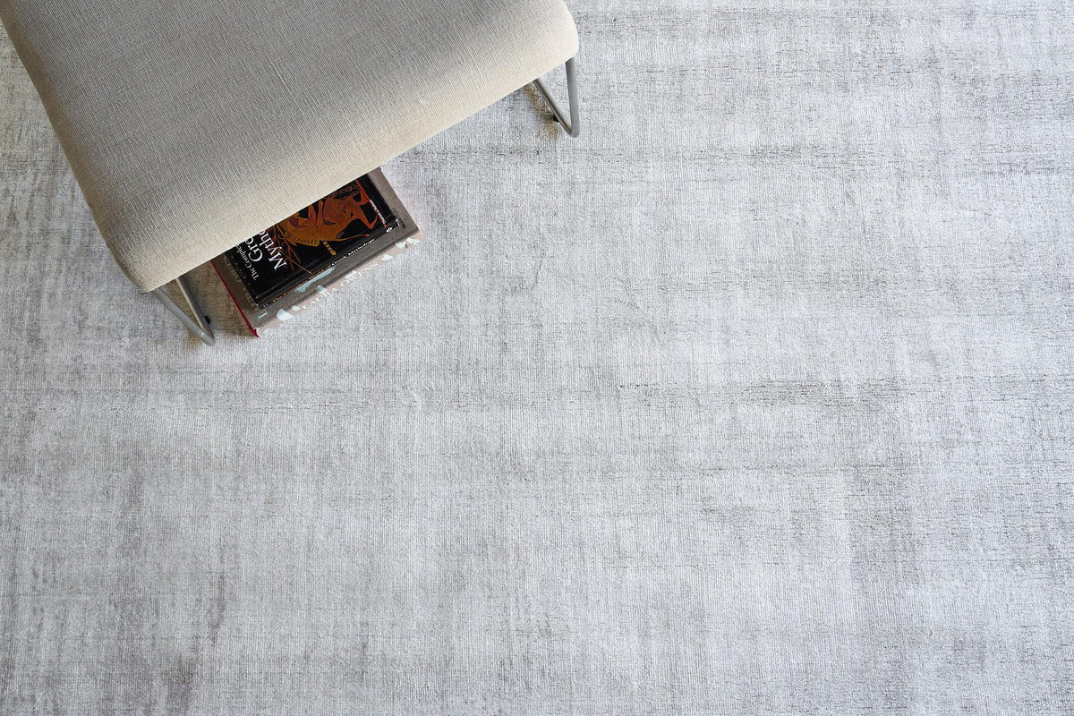 Exquisite Rugs Cloud Hand-loomed Wool/Bamboo Silk 5306 Ivory/Beige 9' x 12' Area Rug