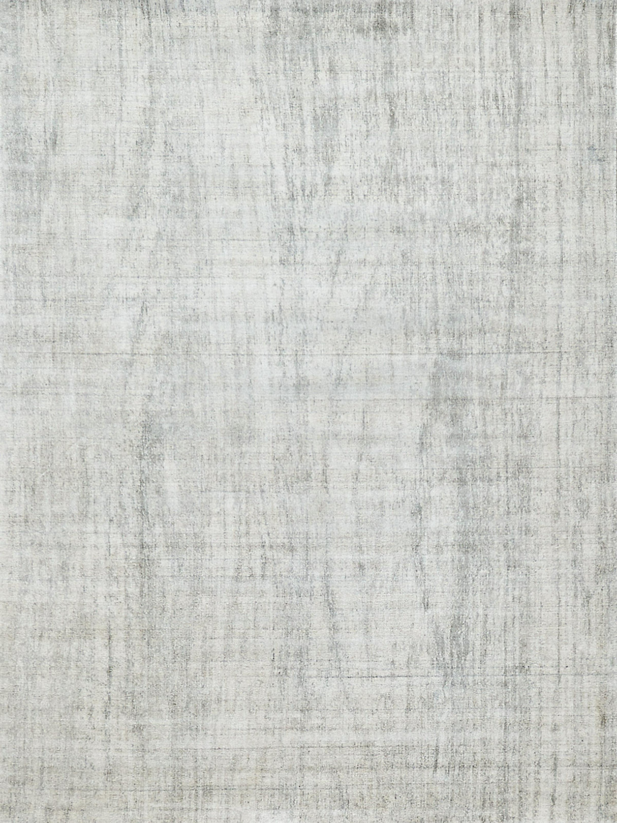 Exquisite Rugs Cloud Hand-loomed Wool/Bamboo Silk 5307 Ivory/Silver 9' x 12' Area Rug