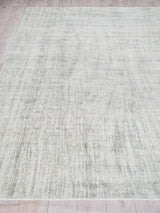 Exquisite Rugs Cloud Hand-loomed Wool/Bamboo Silk 5307 Ivory/Silver 9' x 12' Area Rug
