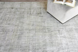 Exquisite Rugs Cloud Hand-loomed Wool/Bamboo Silk 5307 Ivory/Silver 9' x 12' Area Rug