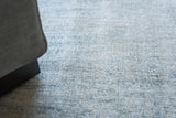 Exquisite Rugs Cloud Hand-loomed Wool/Bamboo Silk 5309 Ivory/Blue 10' x 14' Area Rug