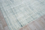 Exquisite Rugs Cloud Hand-loomed Wool/Bamboo Silk 5309 Ivory/Blue 8' x 10' Area Rug