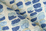 Exquisite Rugs Colorplay Hand-tufted New Zealand Wool 6506 Navy/Beige 15' x 12' Area Rug
