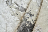 Exquisite Rugs Cosmo Hand-knotted Wool/Bamboo Silk 4345 Silver/Blue/Ivory 14' x 10' Area Rug