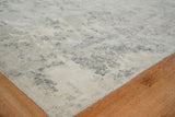 Exquisite Rugs Cosmo Hand-knotted Wool/Bamboo Silk 4529 White 14' x 18' Area Rug