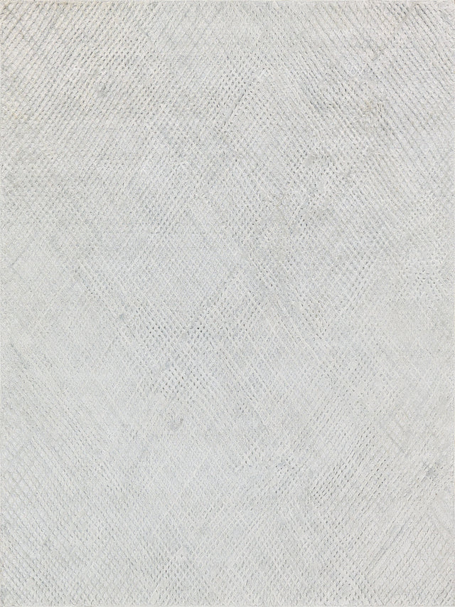 Exquisite Rugs Crescendo Hand-loomed Bamboo Silk 4901 White 12' x 15' Area Rug