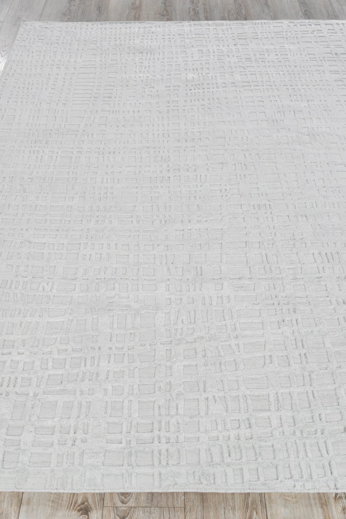 Exquisite Rugs Crescendo Hand-loomed Bamboo Silk 5323 Ivory 9' x 12' Area Rug