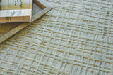 Exquisite Rugs Crescendo Hand-loomed Bamboo Silk 5324 Beige 10' x 14' Area Rug