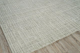 Exquisite Rugs Crescendo Hand-loomed Bamboo Silk 5324 Beige 9' x 12' Area Rug