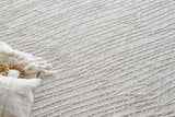 Exquisite Rugs Crescendo Hand-loomed Bamboo Silk 5326 Ivory 12' x 15' Area Rug