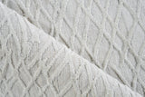 Exquisite Rugs Crescendo Hand-loomed Bamboo Silk 5326 Ivory 6' x 9' Area Rug