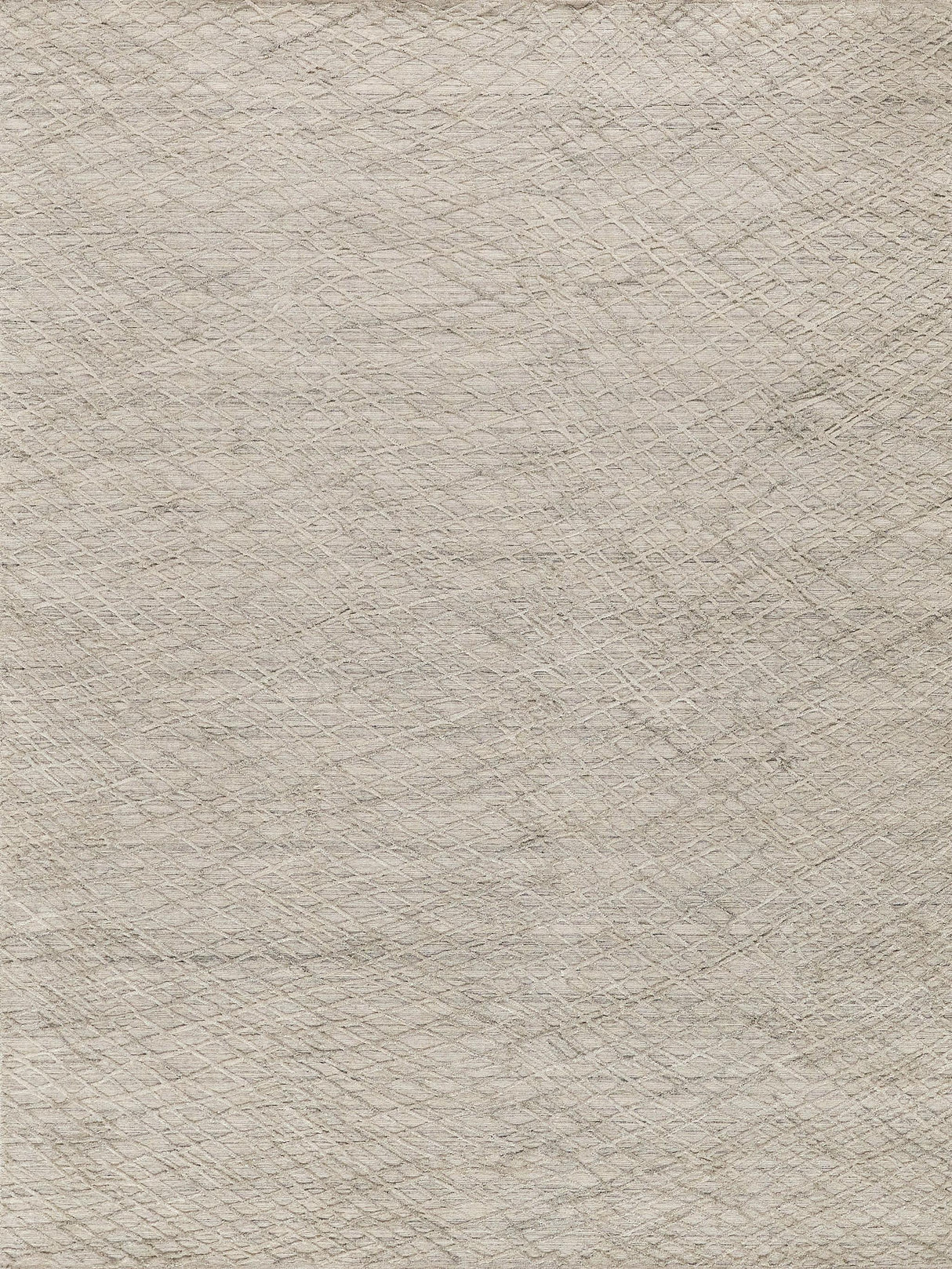 Exquisite Crescendo Hand-loomed Bamboo Silk Beige Area Rug 10.0'X14.0' Rug