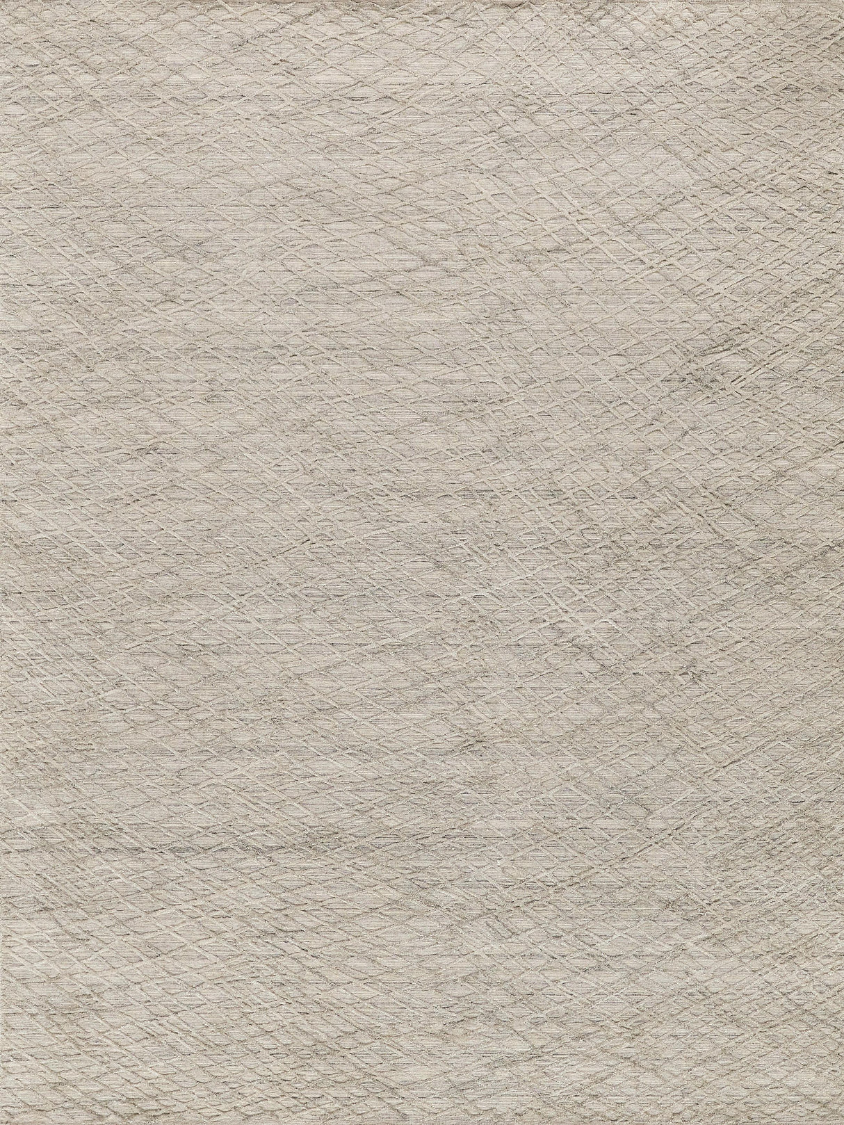 Exquisite Rugs Crescendo Hand-loomed Bamboo Silk 5327 Beige 6' x 9' Area Rug