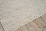 Exquisite Rugs Crescendo Hand-loomed Bamboo Silk 5327 Beige 6' x 9' Area Rug