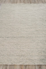 Exquisite Rugs Crescendo Hand-loomed Bamboo Silk 5327 Beige 6' x 9' Area Rug