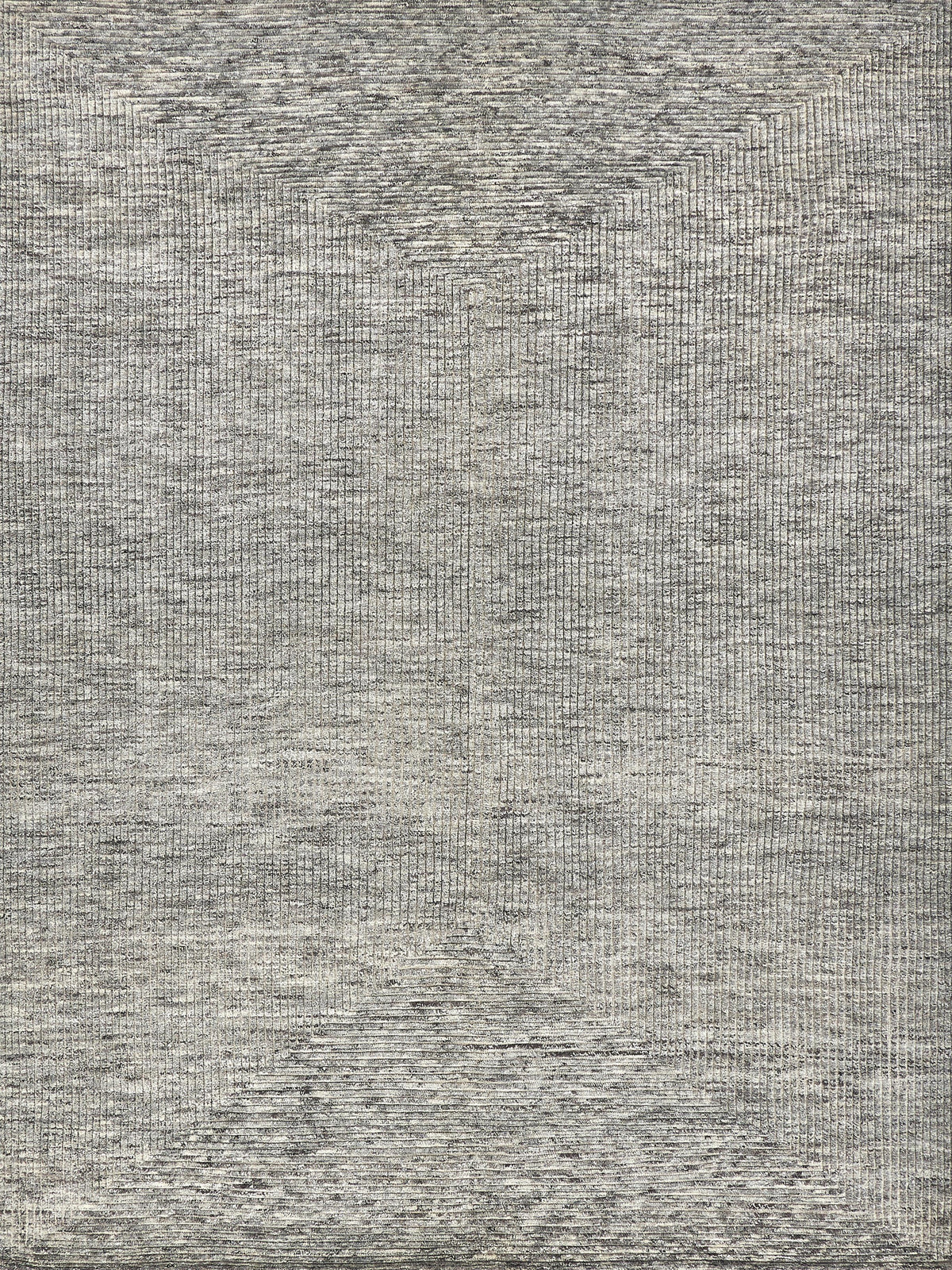 Exquisite Rugs Crescent Hand-knotted New Zealand Wool 4287 Gray 8' x 10' Area Rug