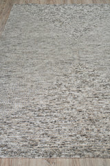 Exquisite Rugs Crescent Hand-knotted New Zealand Wool 4287 Gray 8' x 10' Area Rug