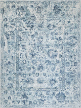 Exquisite Dorchester Hand-loomed Wool/Bamboo Silk Navy/Blue Area Rug 10.0'X14.0' Rug