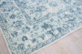 Exquisite Rugs Dorchester Hand-loomed Wool/Bamboo Silk 6320 Navy/Blue 9' x 12' Area Rug