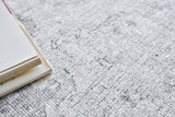 Exquisite Rugs Dorchester Hand-loomed Wool/Bamboo Silk 6321 Ivory/Silver 9' x 12' Area Rug