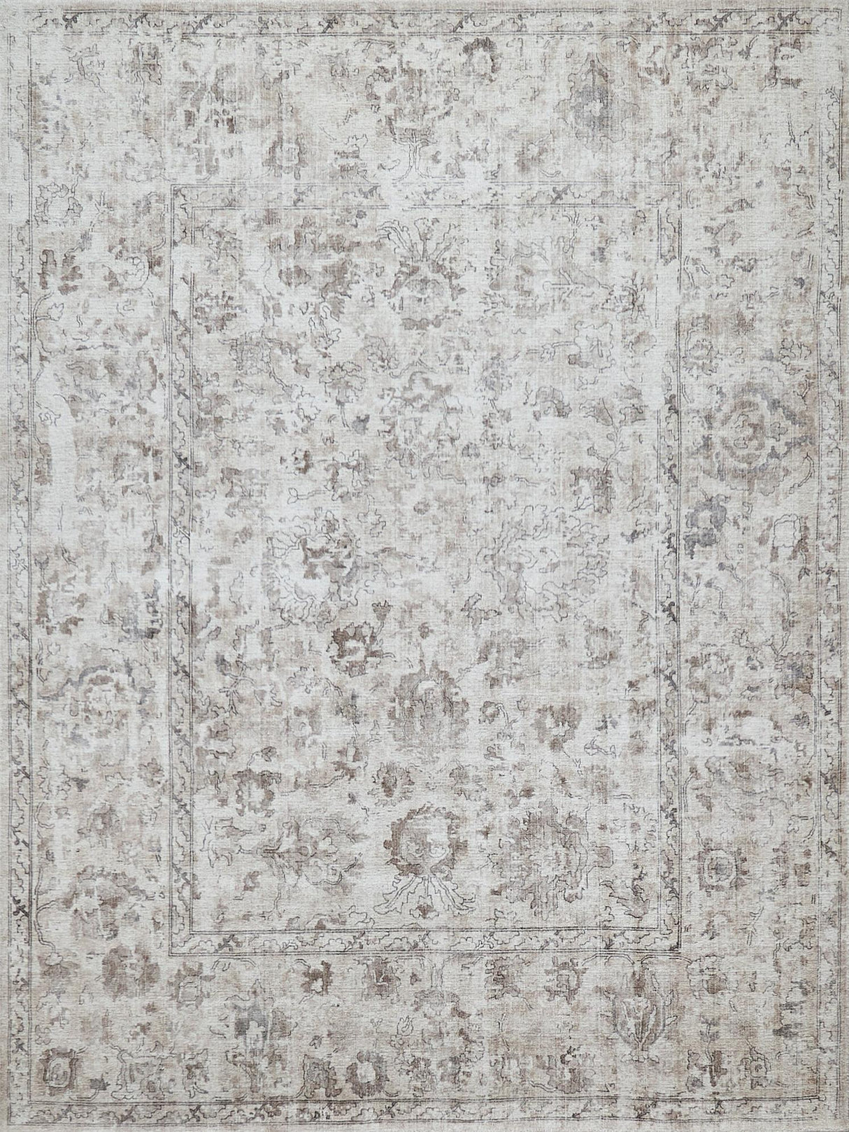 Exquisite Dorchester Hand-loomed Wool/Bamboo Silk Beige/Brown Area Rug 6.0'X9.0' Rug