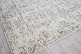Exquisite Rugs Dorchester Hand-loomed Wool/Bamboo Silk 6325 Beige/Brown 9' x 6' Area Rug