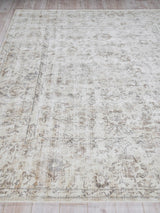 Exquisite Rugs Dorchester Hand-loomed Wool/Bamboo Silk 6325 Beige/Brown 9' x 6' Area Rug