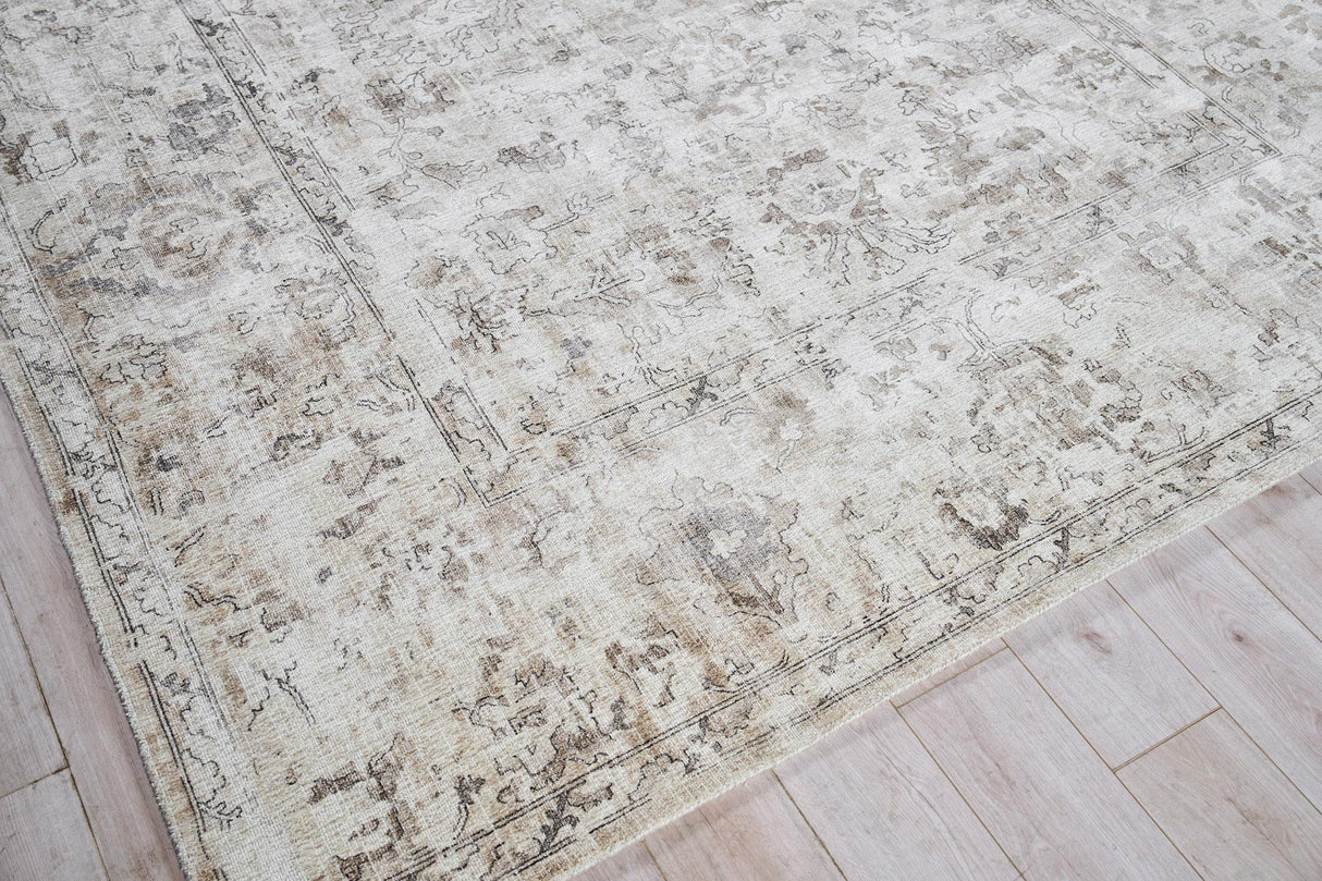 Exquisite Rugs Dorchester Hand-loomed Wool/Bamboo Silk 6325 Beige/Brown 12' x 9' Area Rug