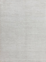 Exquisite Duo Hand-loomed Wool/Bamboo Silk White/Beige Area Rug 12.0'X15.0' Rug