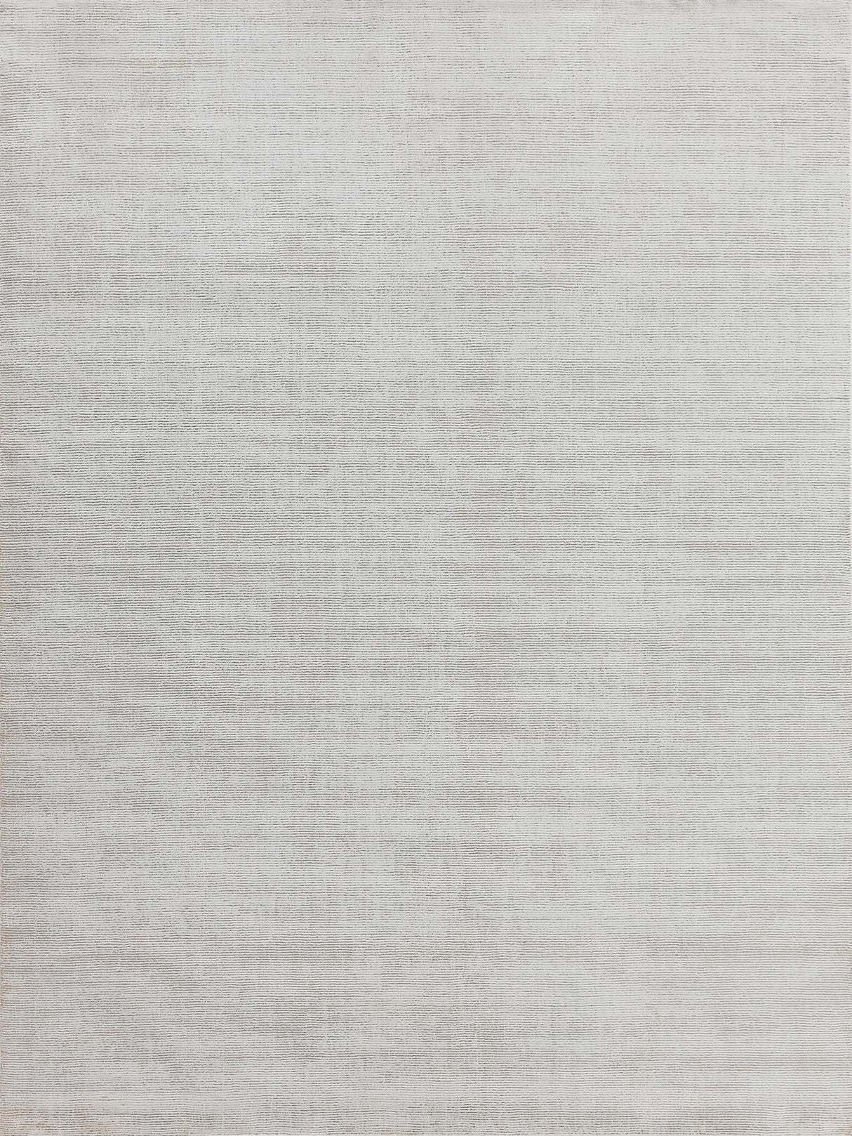 Exquisite Duo Hand-loomed Wool/Bamboo Silk White/Beige Area Rug 8.0'X10.0' Rug