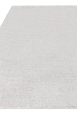 Exquisite Rugs Duo Hand-loomed Wool/Bamboo Silk 5175 White/Beige 8' x 10' Area Rug