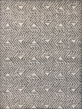 Exquisite Eaton Hand-knotted Wool/Bamboo Silk Silver/Gray/Ivory Area Rug 10.0'X14.0' Rug
