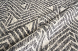 Exquisite Rugs Eaton Hand-knotted Wool/Bamboo Silk 4036 Silver/Gray/Ivory 10' x 14' Area Rug