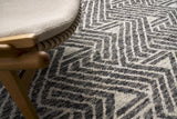 Exquisite Rugs Eaton Hand-knotted Wool/Bamboo Silk 4036 Silver/Gray/Ivory 9' x 12' Area Rug