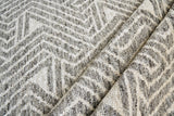 Exquisite Rugs Eaton Hand-knotted Wool/Bamboo Silk 4037 Charcoal/Ivory 12' x 15' Area Rug