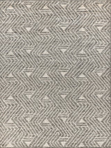 Exquisite Rugs Eaton Hand-knotted Wool/Bamboo Silk 4037 Charcoal/Ivory 14' x 18' Area Rug