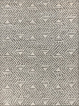 Exquisite Eaton Hand-knotted Wool/Bamboo Silk Charcoal/Ivory Area Rug 8.0'X10.0' Rug
