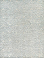 Exquisite Rugs Eaton Hand-knotted Wool/Bamboo Silk 4038 Ivory/Blue 8' x 10' Area Rug