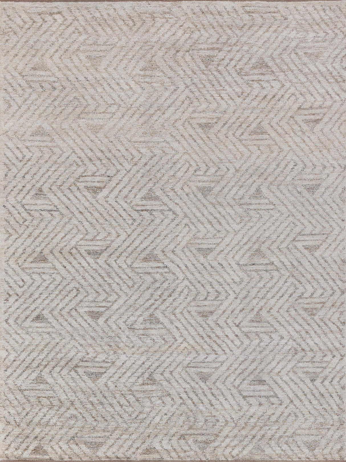 Exquisite Rugs Eaton Hand-knotted Wool/Bamboo Silk 4039 Beige 12' x 15' Area Rug