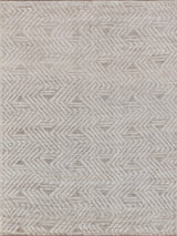 Exquisite Rugs Eaton Hand-knotted Wool/Bamboo Silk 4039 Beige 14' x 18' Area Rug