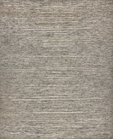 Exquisite Rugs Eaton Hand-knotted Wool/Bamboo Silk 4040 Gray 9' x 12' Area Rug