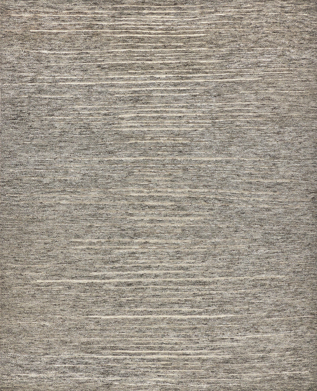Exquisite Rugs Eaton Hand-knotted Wool/Bamboo Silk 4040 Gray 9' x 12' Area Rug