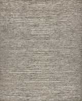 Exquisite Eaton Hand-knotted Wool/Bamboo Silk Gray Area Rug 9.0'X12.0' Rug