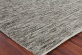 Exquisite Rugs Eaton Hand-knotted Wool/Bamboo Silk 4040 Gray 9' x 12' Area Rug