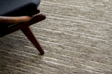 Exquisite Rugs Eaton Hand-knotted Wool/Bamboo Silk 4040 Gray 9' x 12' Area Rug