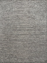 Exquisite Rugs Eaton Hand-knotted Wool/Bamboo Silk 4041 Gray/Ivory 9' x 12' Area Rug