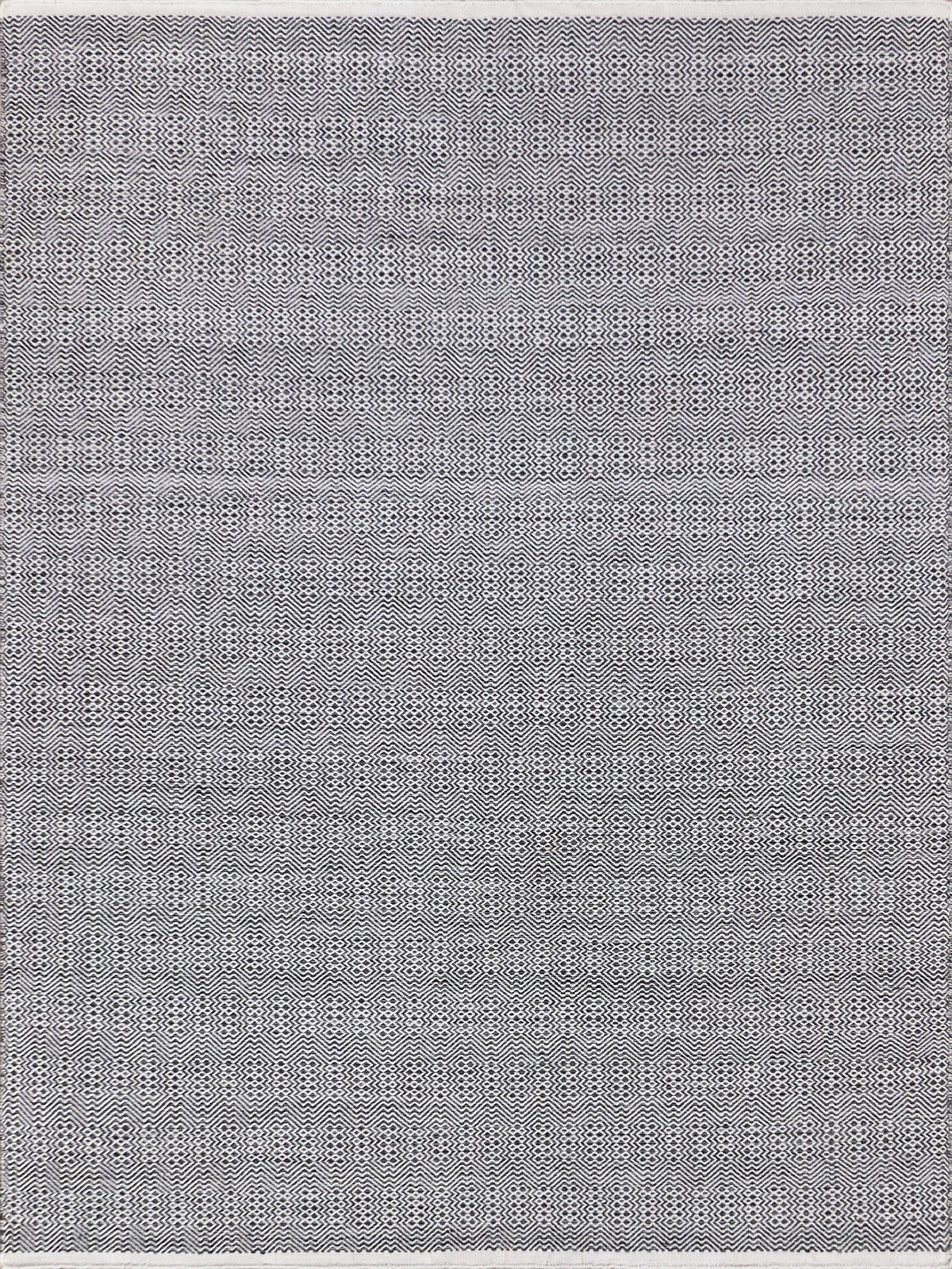 Exquisite Echo Indoor/Outdoor Flatweave PET yarn Ivory/Black Area Rug 12.0'X15.0' Rug