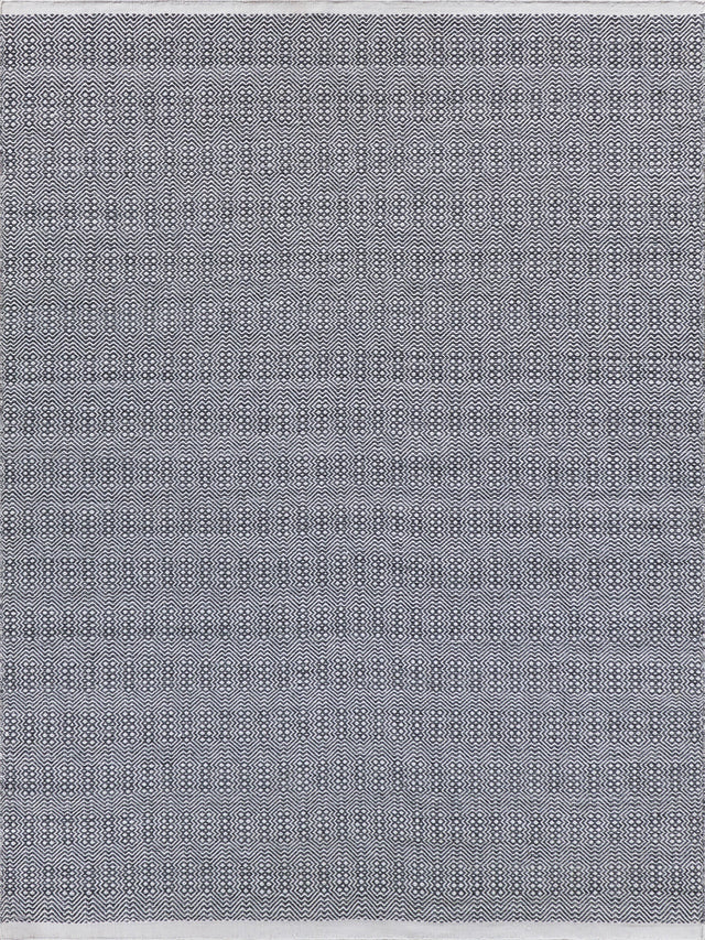 Exquisite Rugs Echo Indoor/Outdoor Flatweave PET yarn 4892 Ivory/Gray 8' x 10' Area Rug