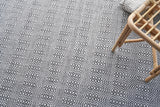 Exquisite Rugs Echo Indoor/Outdoor Flatweave PET yarn 4892 Ivory/Gray 8' x 10' Area Rug